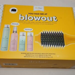 Drybar Blowout Hair Tool Set - Yellow and Black + Travel Case!